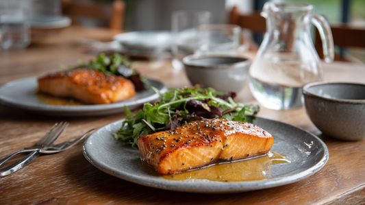 Maple Mustard Glazed Salmon Recipe
