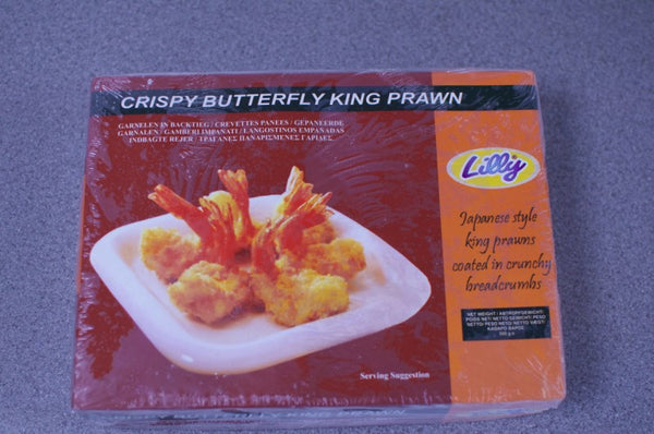 Frozen Breaded Butterfly King Prawns